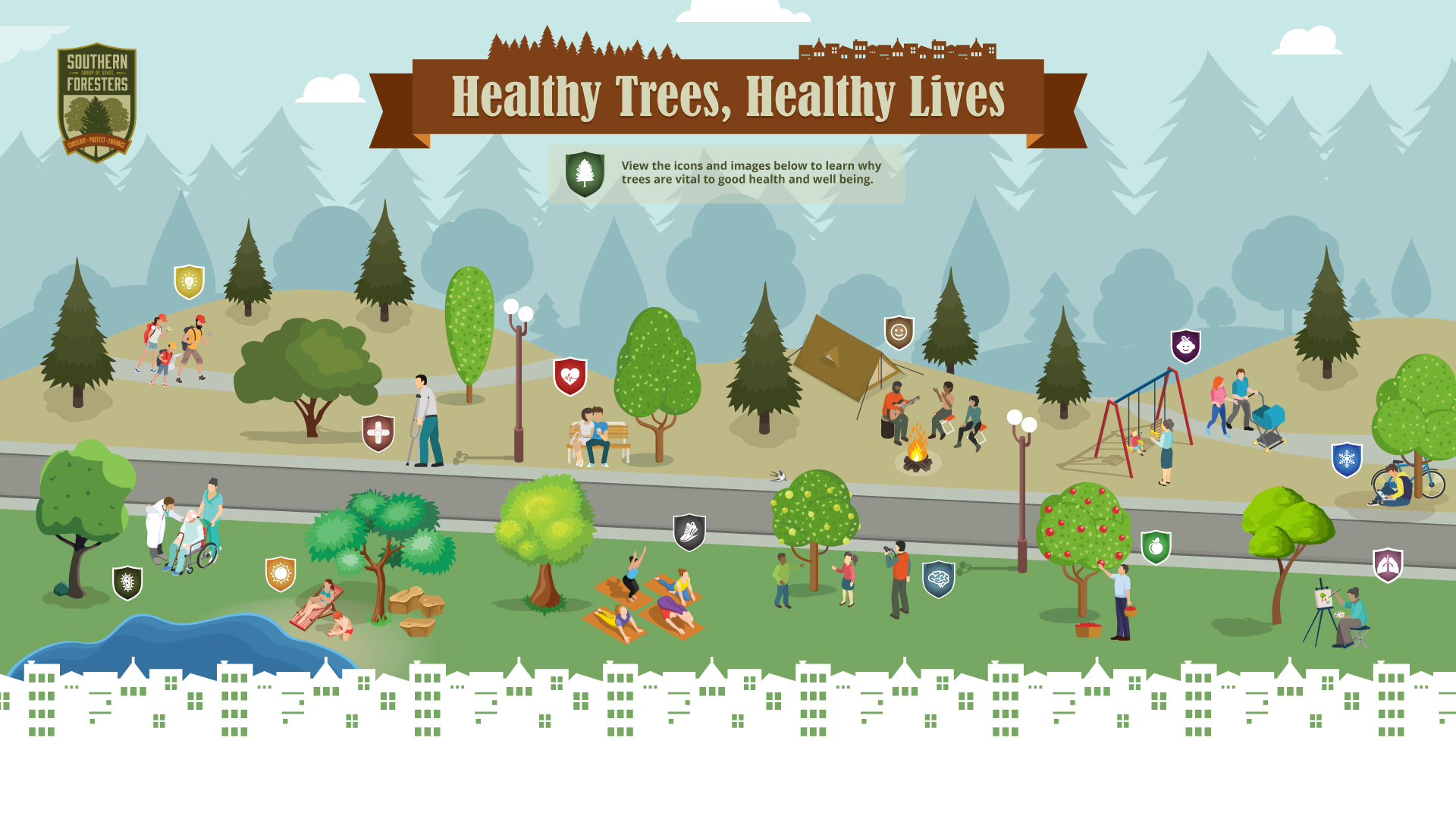 Healthy Forest Trees