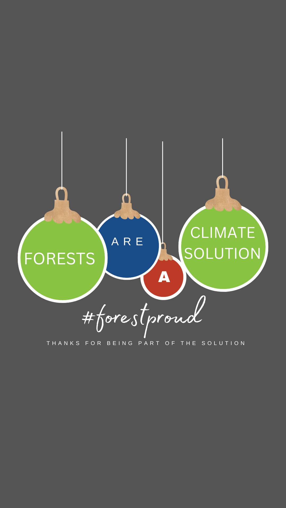 #forestproud holiday card